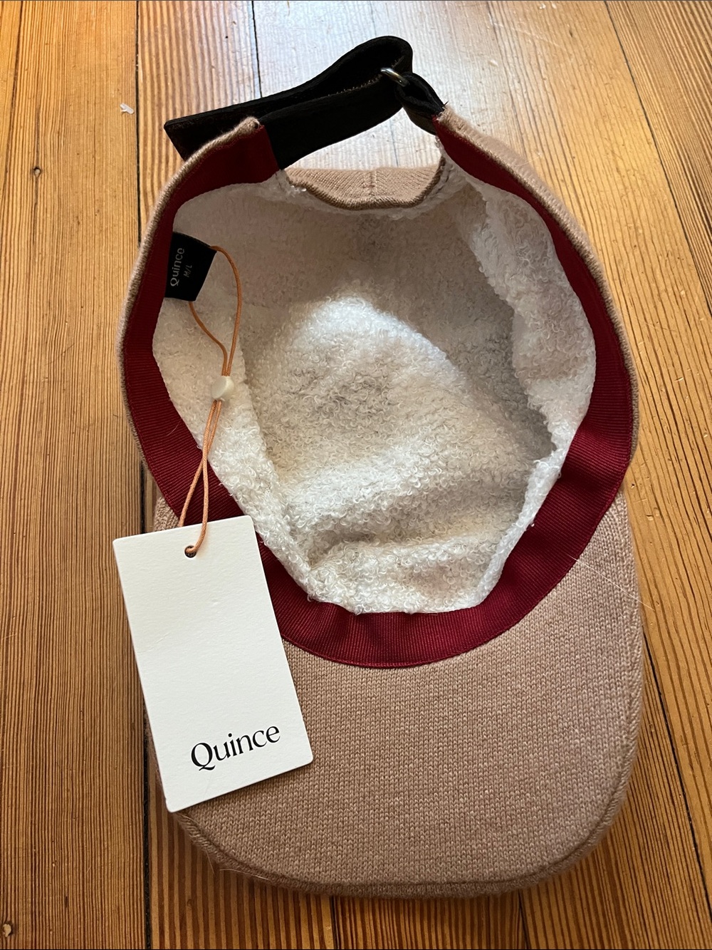 NWT Quince cashmere baseball hat - Picture 4 of 7